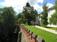 Zamek w Hradcu - tu Mieszko I spotkał się z Dobrawą.